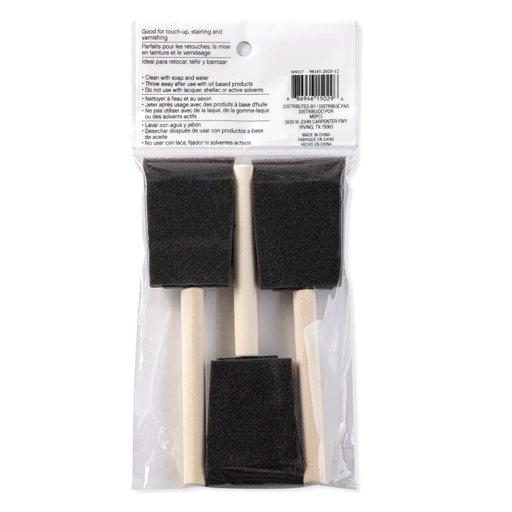 Cheap π€© 2" Foam Brush Set by Craft Smart® π - Image 3