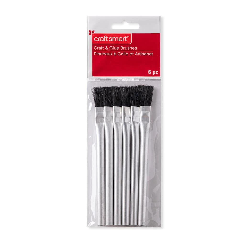 Brand new π Craft Smart® Acid and Glue Brush Pack, 6 Pc π₯ - Image 2