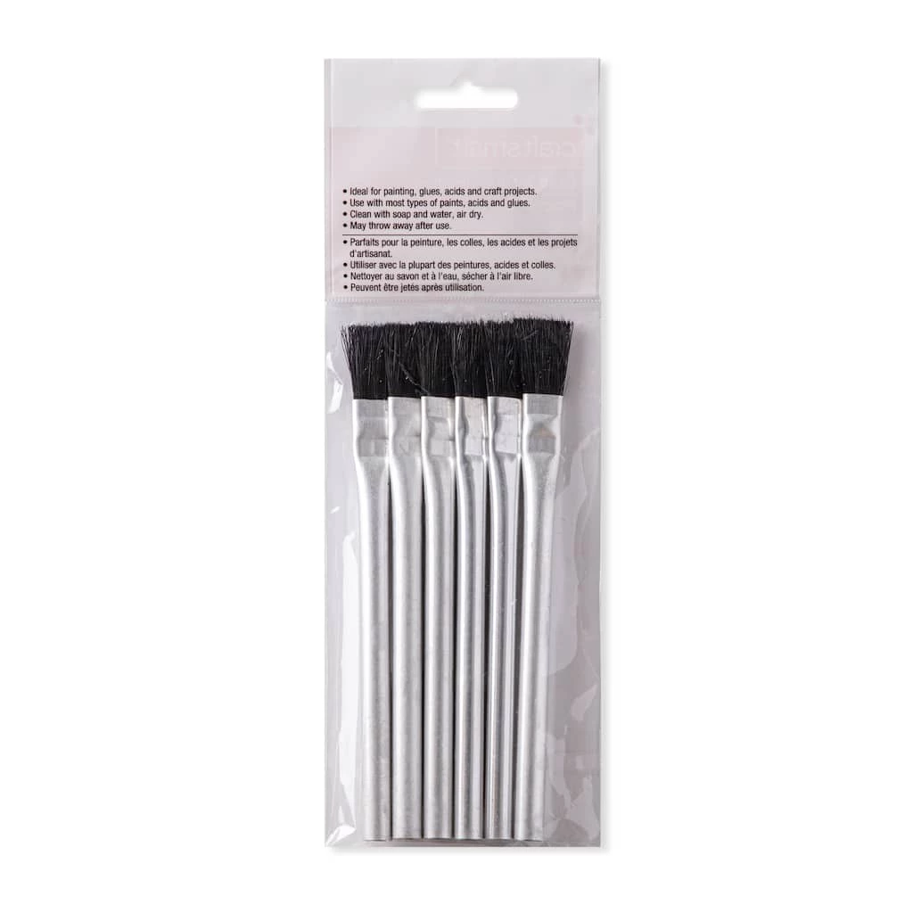Brand new π Craft Smart® Acid and Glue Brush Pack, 6 Pc π₯ - Image 3