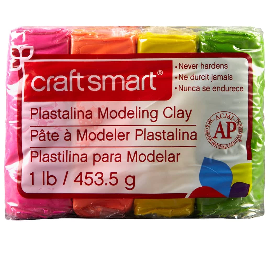 Best deal π Craftsmart® Plastalina Modeling Clay, 4 Neon Colors by Craft Smart π - Image 3