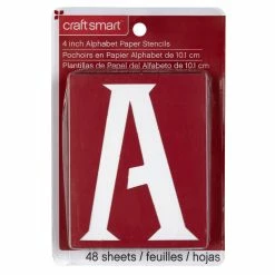 Outlet ⌛ Craft Smart™ Stencils, 4" Genie Alphabet ⌛