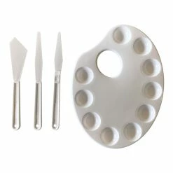 Best deal 🌟 Paint Palette with Painting Knives by Craft Smart® 🌟