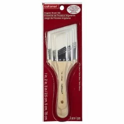 Best reviews of ✔️ Angular White Taklon Brush Set By Craft Smart® 🌟