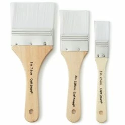 Cheapest 😉 White Taklon Flat Brush Pack by Craft Smart® 😀