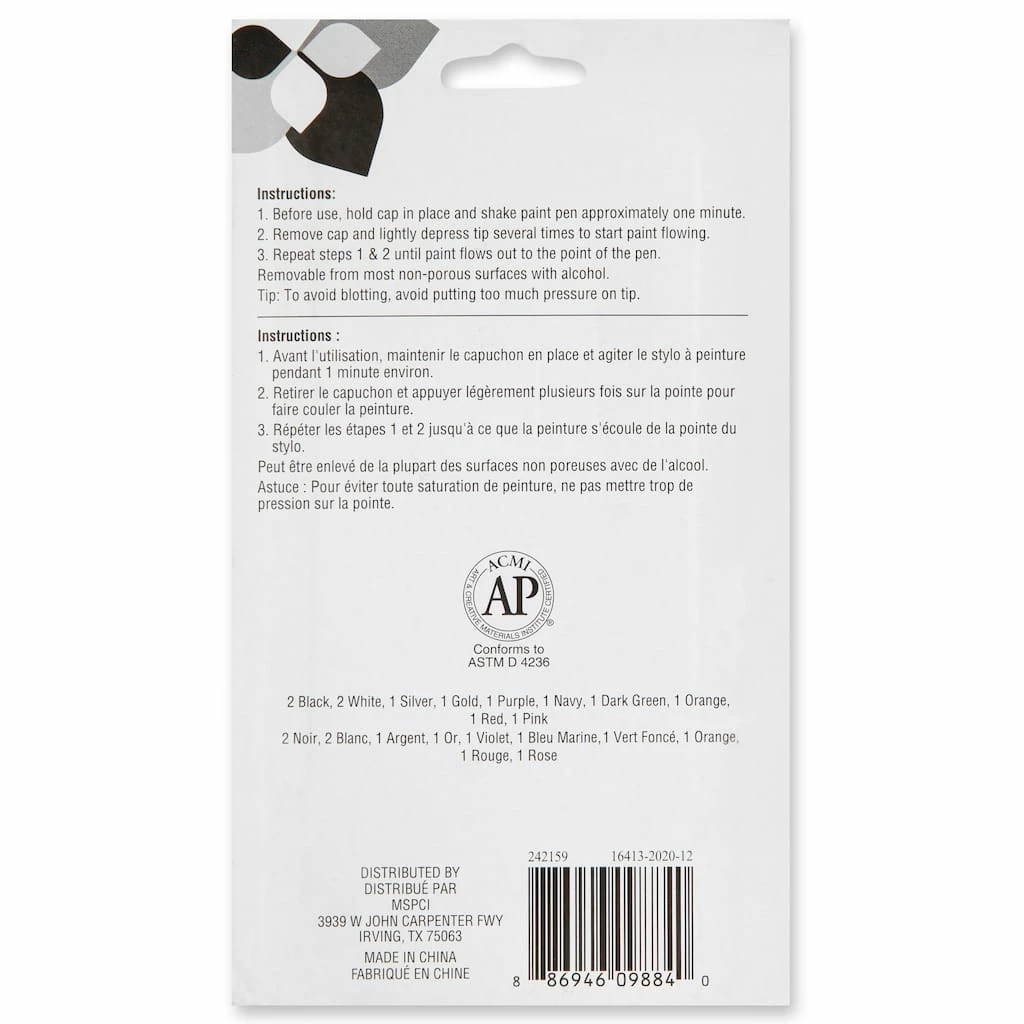 Best Sale 🥰 Medium Line 12 Color Paint Pen Set by Craft Smart® ⌛ - Image 3