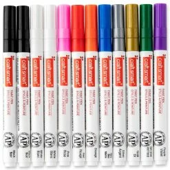Best Sale 🥰 Medium Line 12 Color Paint Pen Set by Craft Smart® ⌛