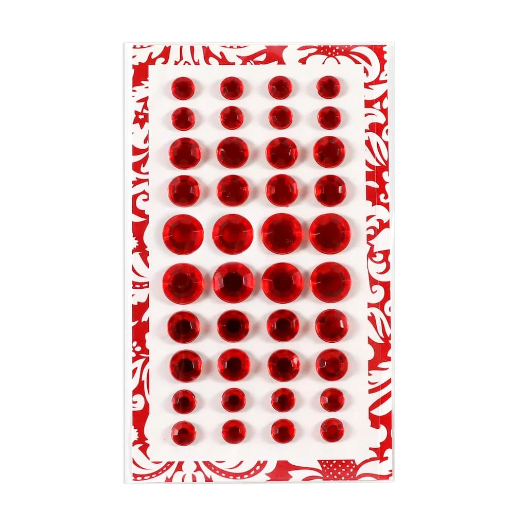 Brand new π 24 Pack: Assorted Acrylic Rhinestone Stickers by Craft Smart™ π - Image 2