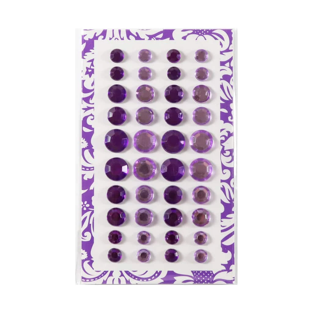 Brand new π 24 Pack: Assorted Acrylic Rhinestone Stickers by Craft Smart™ π - Image 10