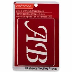 Coupon 🎁 Craft Smart™ Stencils, 2" Wedding Alphabet 🔥