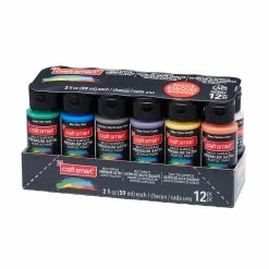 Coupon ❤️ 6 Packs: 12 ct. (72 total) Basic Colors Premium Satin Acrylic Set by Craft Smart® 😀