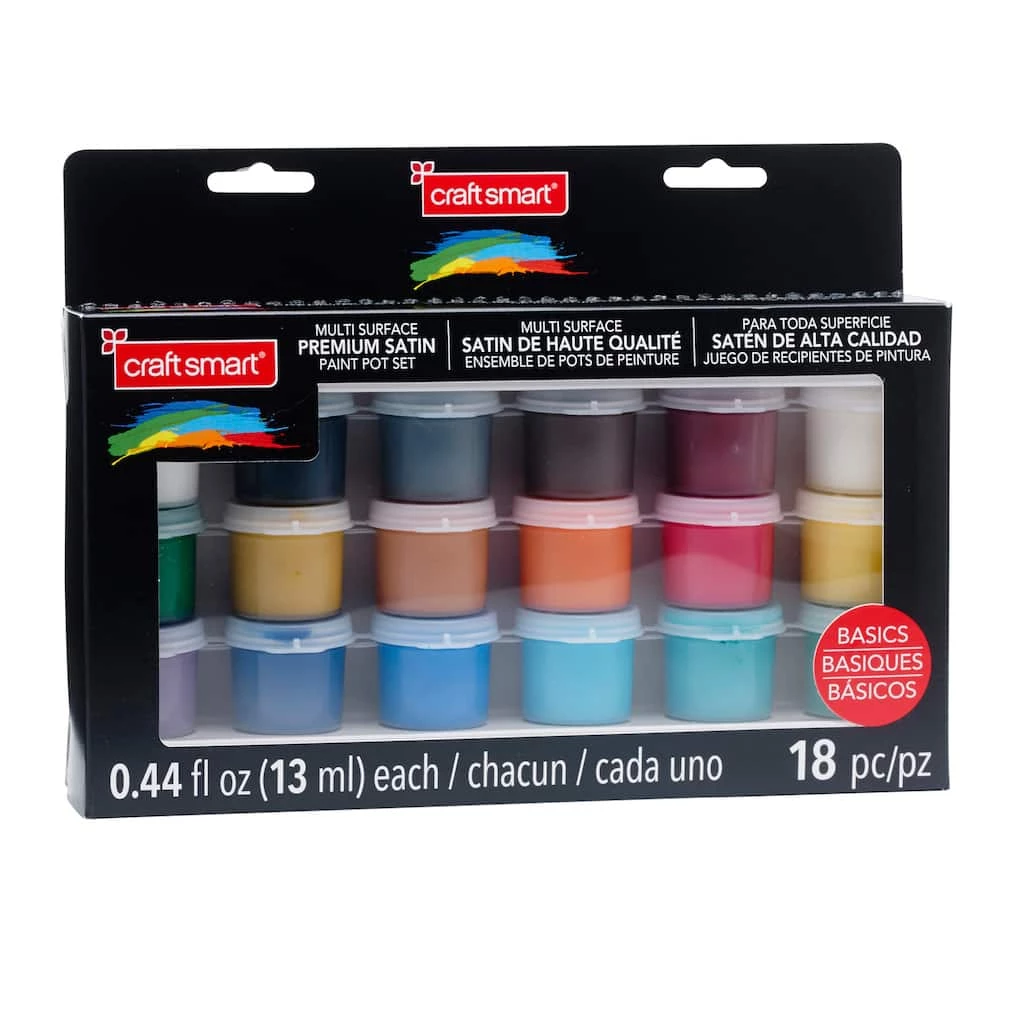 Buy π 6 Packs: 18 ct. (108 total) Basic Multi-Surface Premium Satin Acrylic Set by Craft Smart® π€© - Image 5