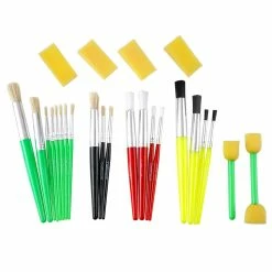 Budget 👏 12 Pack: Stencil Brush Value Pack by Craft Smart® ❤️