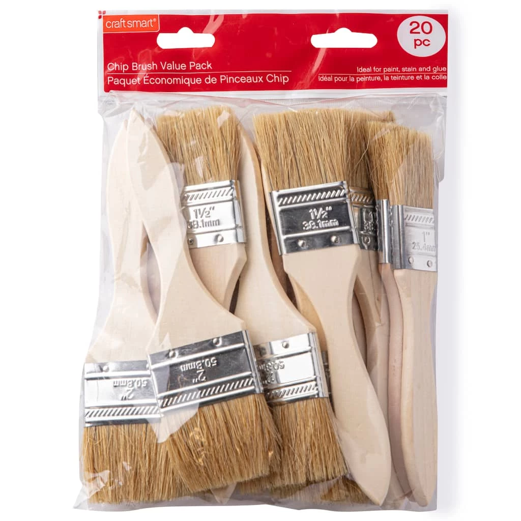Brand new 💯 Chip Brush Variety 20 Piece Set by Craft Smart® ✨ - Image 2