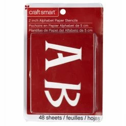 Cheap 😍 6 Pack: 2" Genie Alphabet Stencils Set by Craft Smart™ 🔔