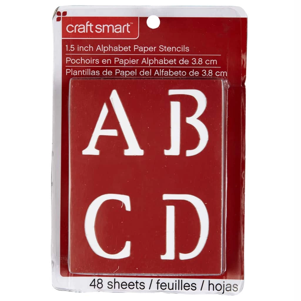 Outlet π₯ 6 Pack: Old School Alphabet Stencils Set by Craft Smart® π€©