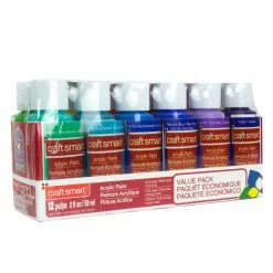 Brand new ✔️ 12 Packs: 12 ct. (144 total) Bright Acrylic Paint Value Pack by Craft Smart® 👍