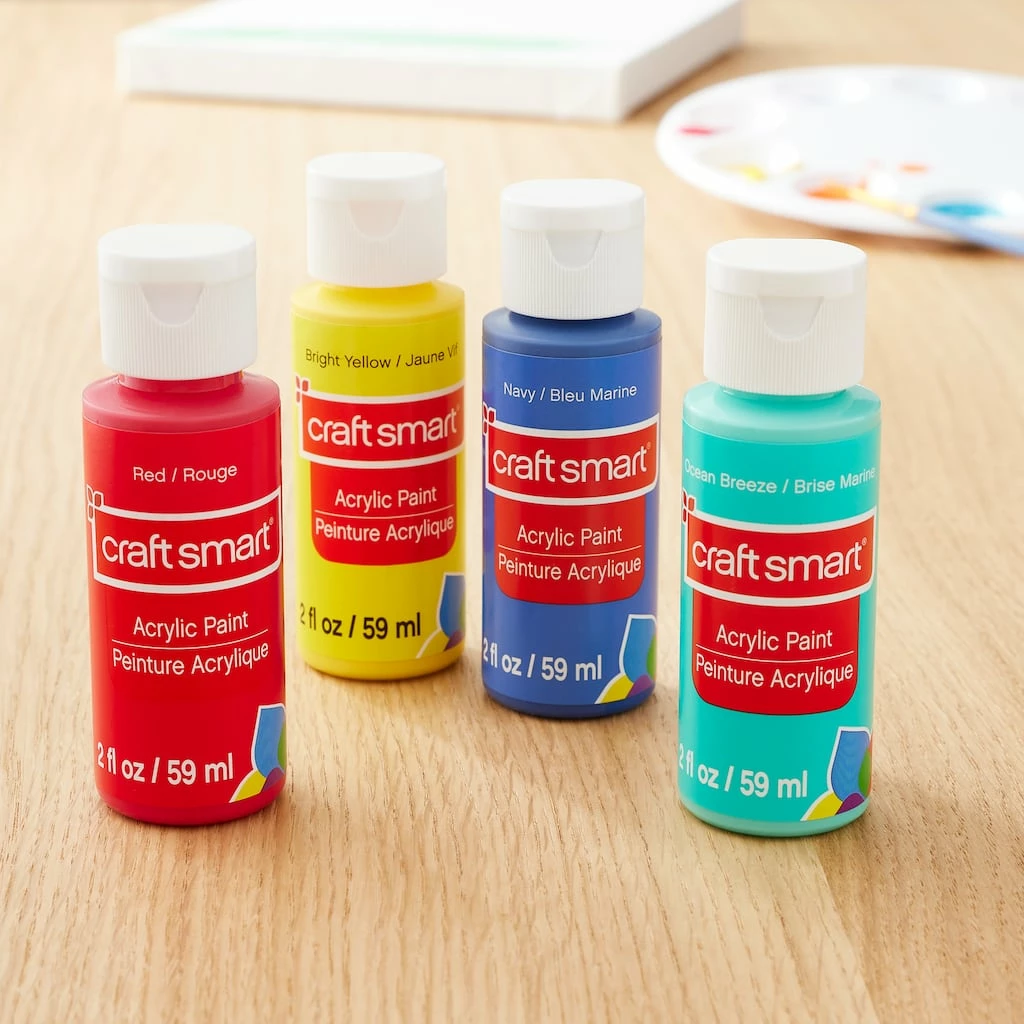Hot Sale ✔️ Primary Acrylic Paint Value 4 Piece Set by Craft Smart® ✨ - Image 2