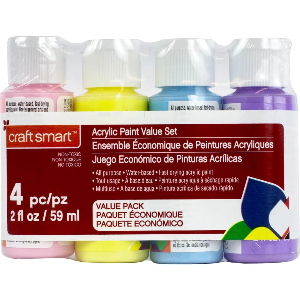 Best Sale 𧨠Pastel Acrylic Paint Value Set by Craft Smart® βοΈ - Image 5