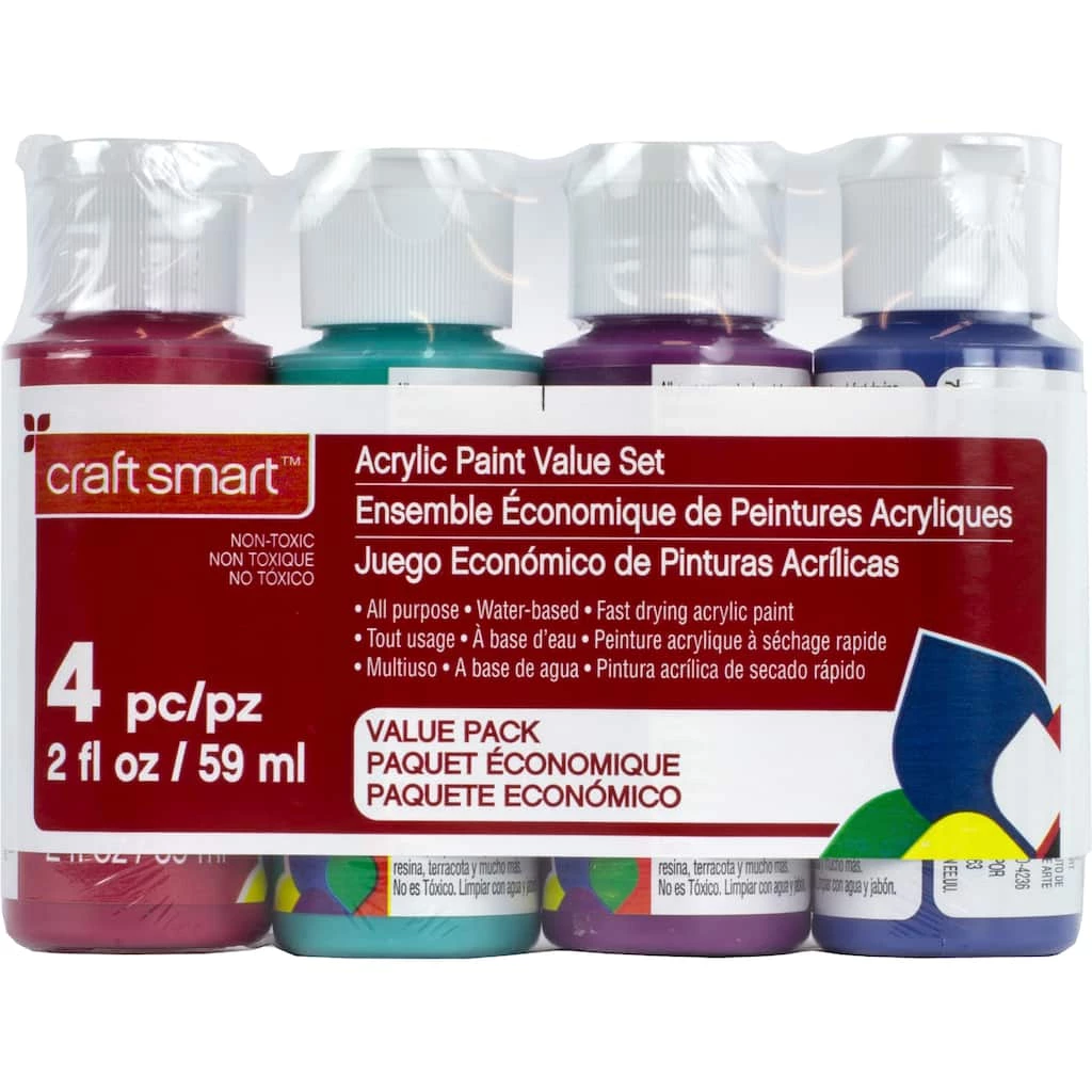 Outlet 🥰 Dark Acrylic Paint Value Set by Craft Smart® 😍 - Image 3