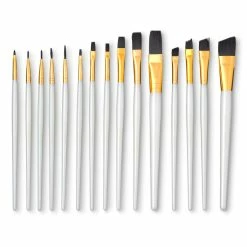 Deals 👏 Black Taklon Super Value Paintbrush Pack By Craft Smart® 🥰