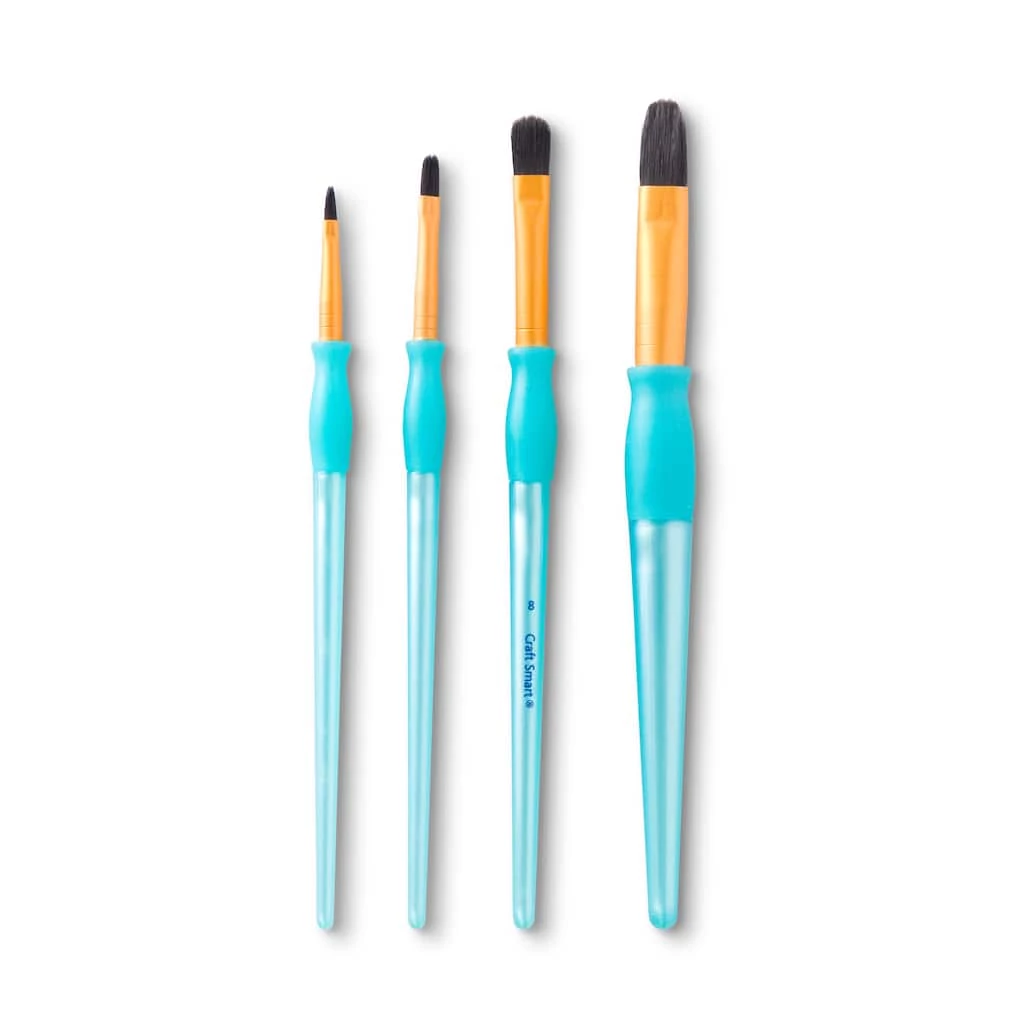 Top 10 🤩 Black Taklon Filbert Brushes Value Pack By Craft Smart® 🥰 - Image 3