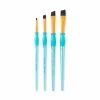 Brand new 😍 Black Taklon Angular Brushes 4-Piece Value Pack By Craft Smart® 🔔