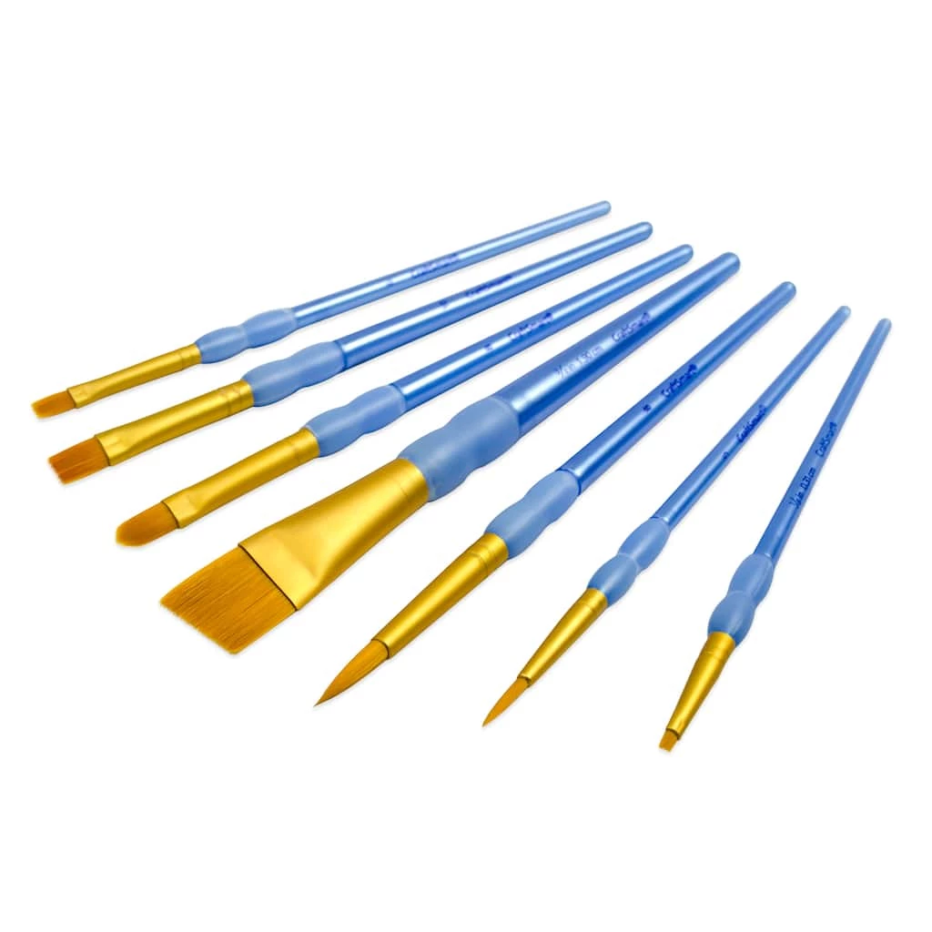 Top 10 🤩 Golden Taklon Angular Brush Super Value Pack By Craft Smart® ⭐ - Image 3