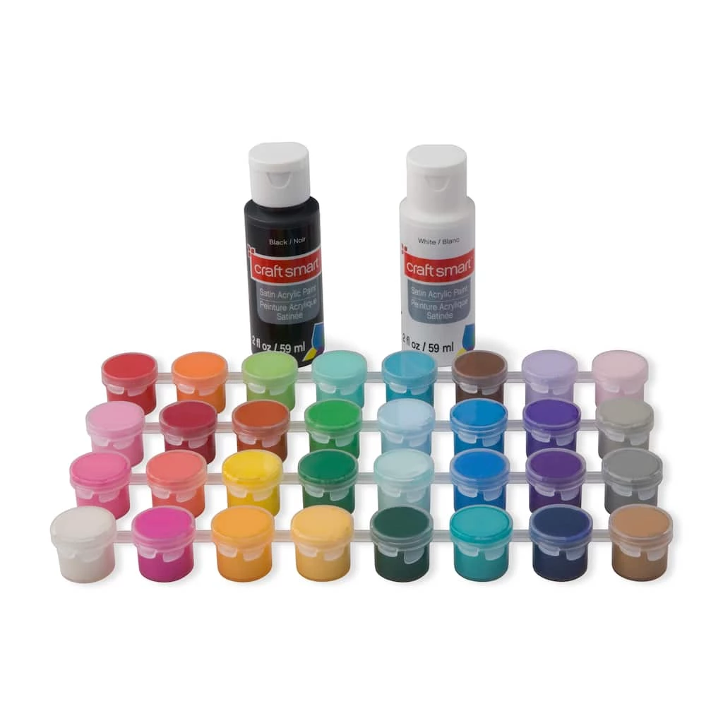 Cheap π Satin Acrylic Paint Pot Value Pack by Craft Smart® π