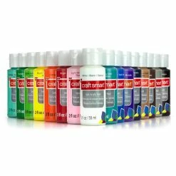 Outlet 👏 16 Color Satin Acrylic Paint Value Pack by Craft Smart® ⭐