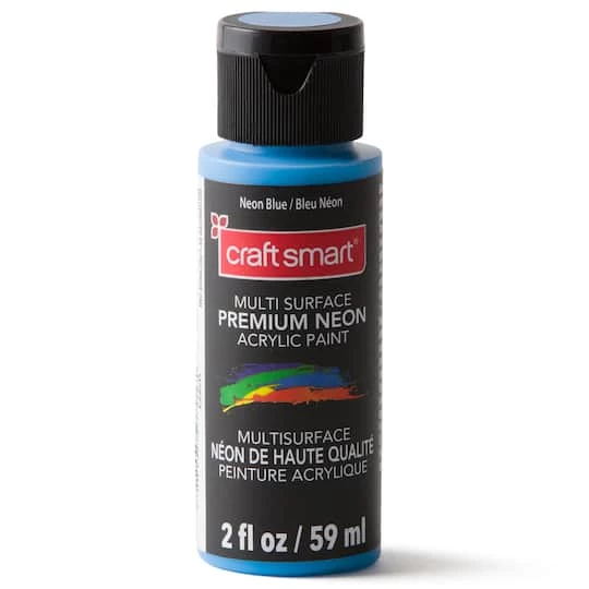 Best reviews of ⭐ Multi-Surface Premium Neon Acrylic Paint by Craft Smart®, 2oz. ⭐ - Image 5
