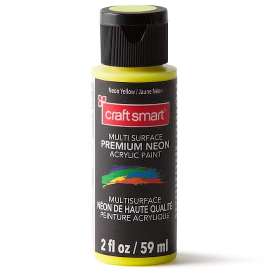 Best reviews of ⭐ Multi-Surface Premium Neon Acrylic Paint by Craft Smart®, 2oz. ⭐ - Image 6