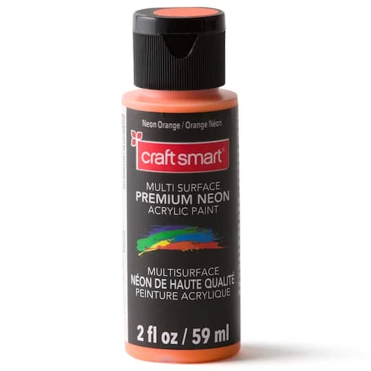 Best reviews of ⭐ Multi-Surface Premium Neon Acrylic Paint by Craft Smart®, 2oz. ⭐ - Image 7