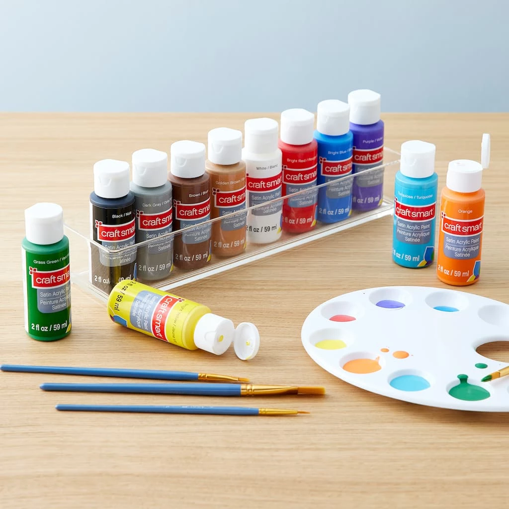 Buy π Satin Acrylic Paint Value Set By Craft Smart® π