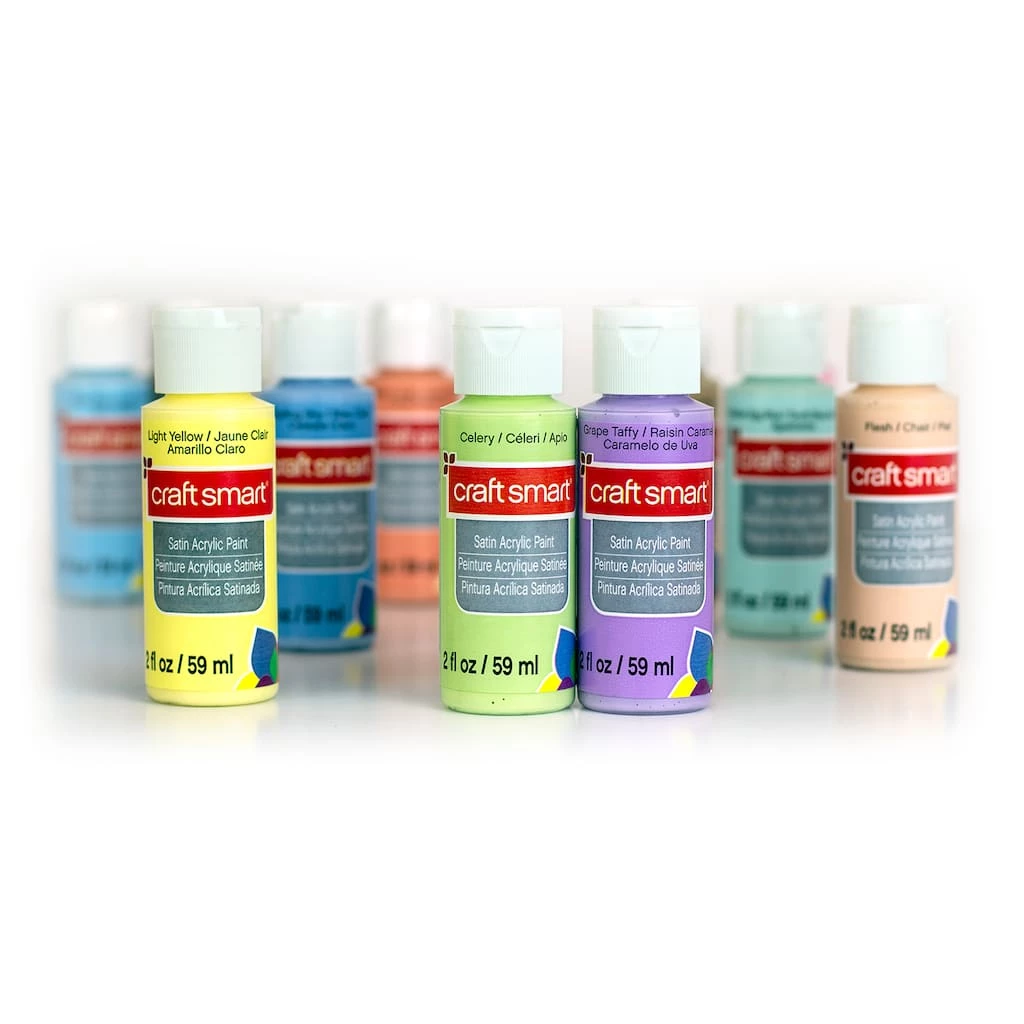 New 👏 Light Satin Acrylic Paint Value Set By Craft Smart® ❤️