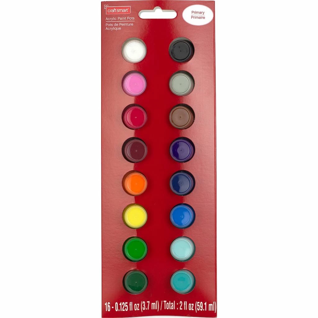 Deals π Primary Acrylic Paint Pot Set by Craft Smart® π― - Image 3