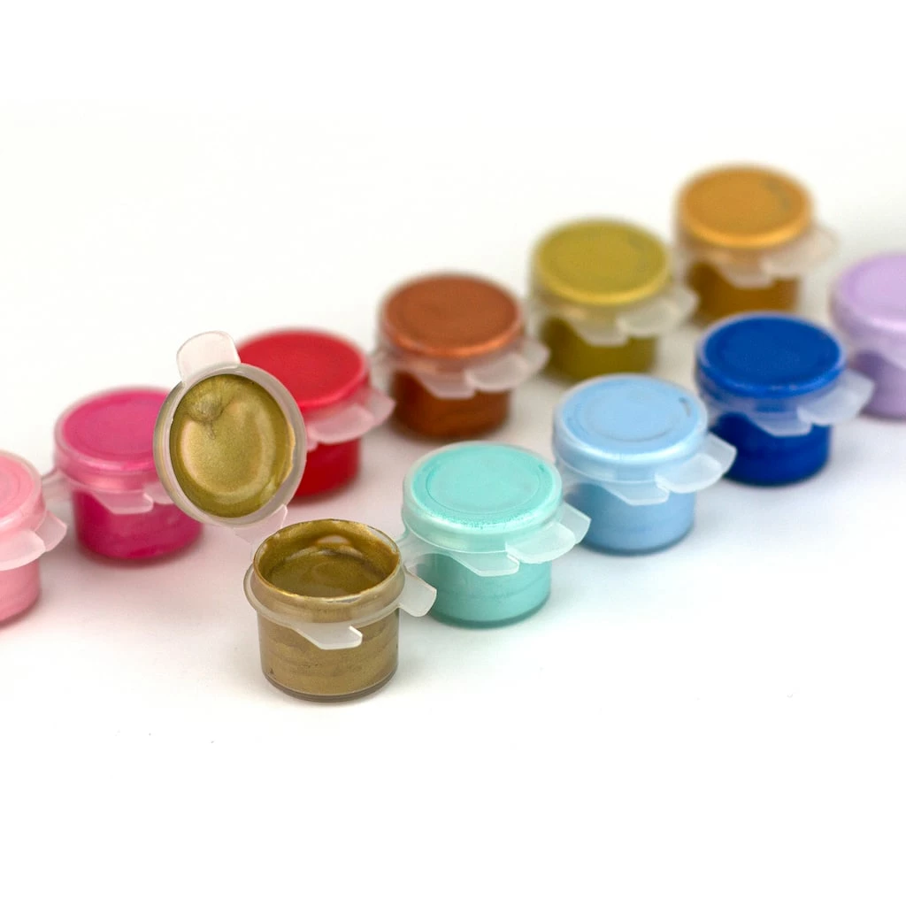 Discount π Metallic Acrylic Paint Pot Set by Craft Smart® π - Image 2