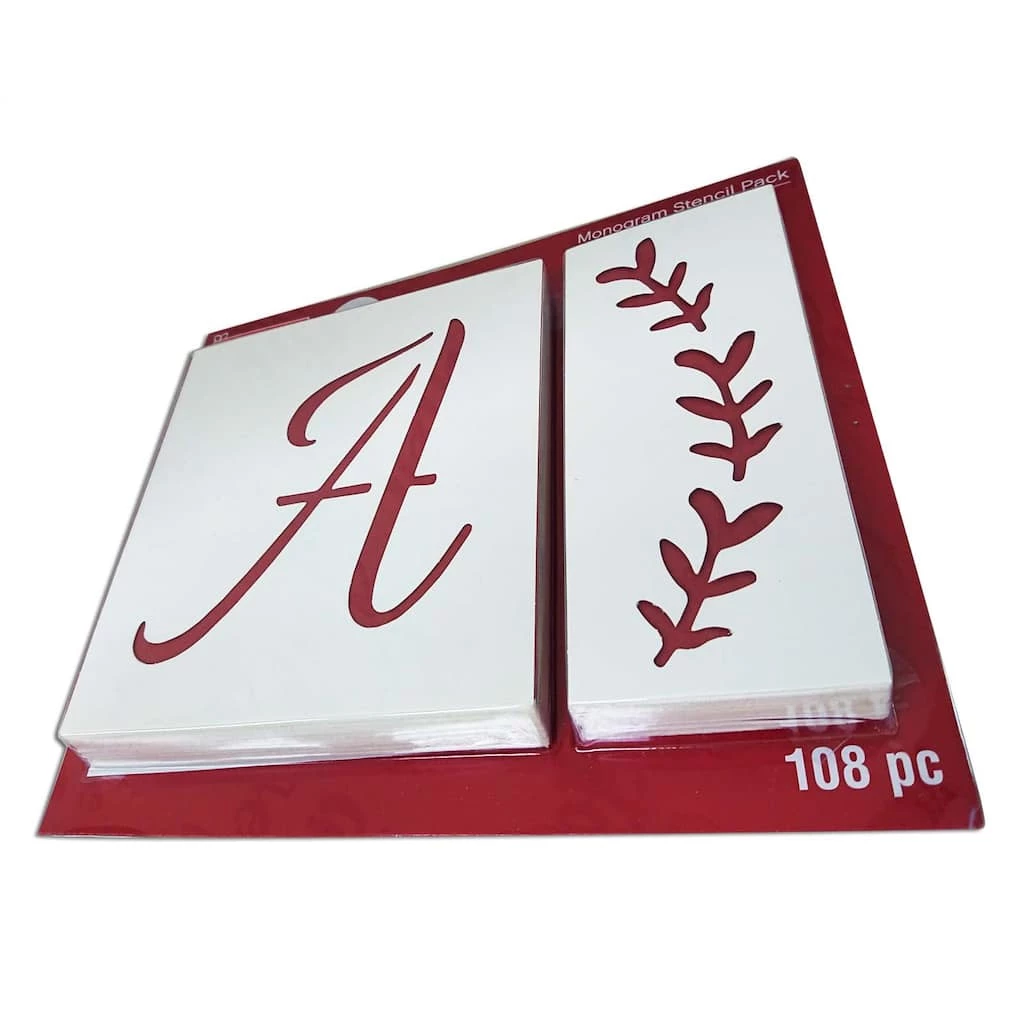 Best Sale π― 12 Pack: Monogram Stencil Pack by Craft Smart® π₯ - Image 2