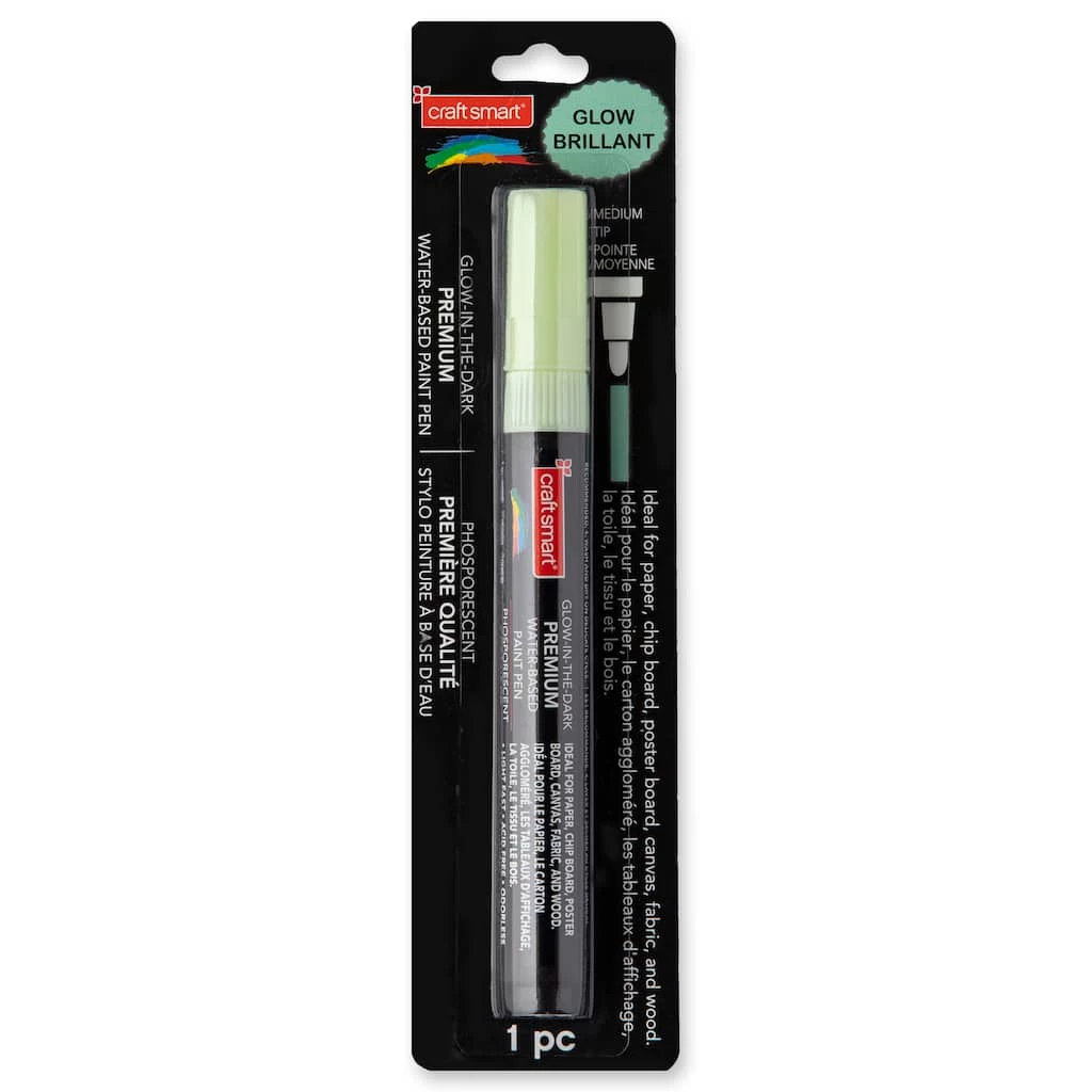 Best reviews of 🥰 Premium Medium Tip Glow-in-the-Dark Water-Based Paint Pen by Craft Smart® ✨ - Image 3