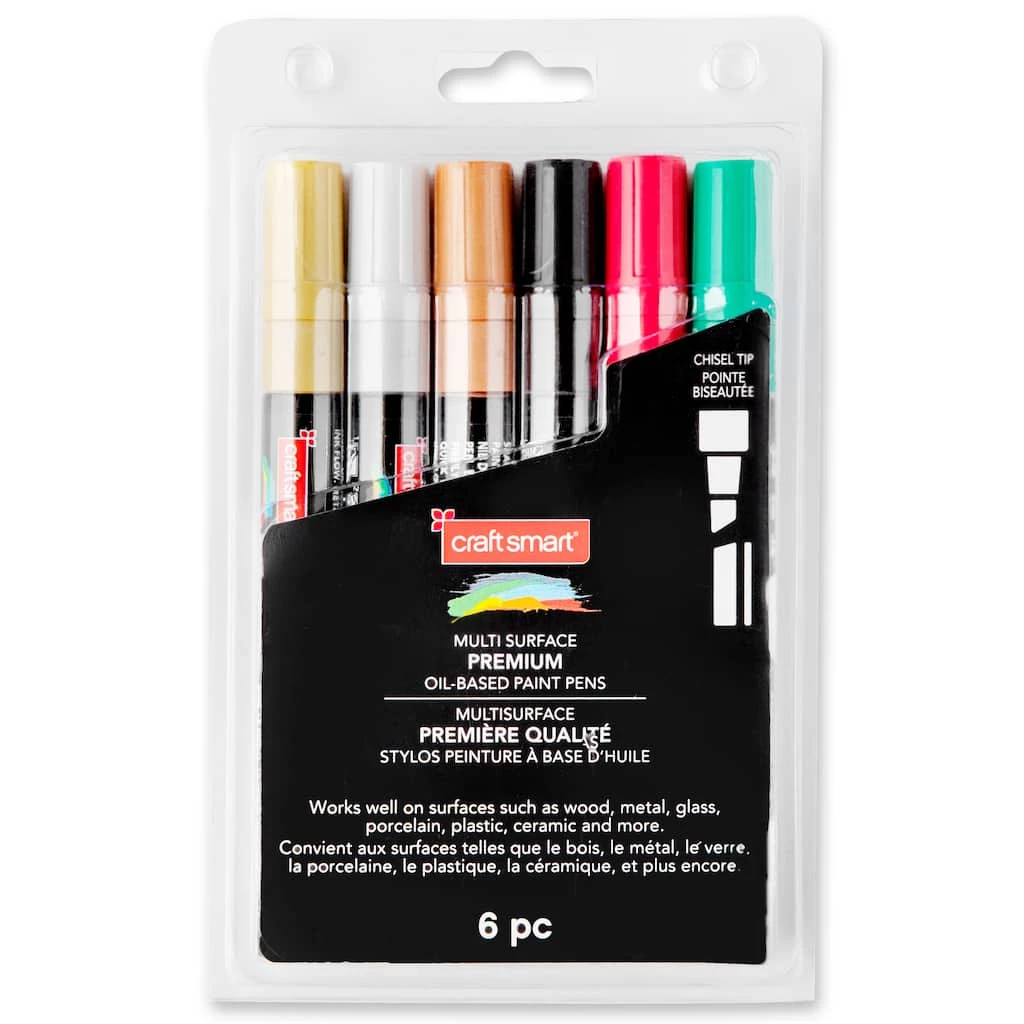 Wholesale β Premium Chisel Tip Oil-Based Paint Pens by Craft Smart® π―
