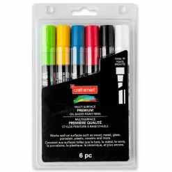 Buy 👍 Premium Chisel Tip Oil-Based Paint Pens by Craft Smart® 🎉