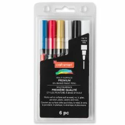 Best deal 🧨 Premium Fine Tip Oil-Based Paint Pens by Craft Smart® ✔️