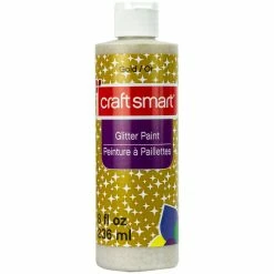 Hot Sale ⌛ Glitter Paint by Craft Smart®, 8oz. 🛒