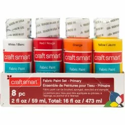 Buy ❤️ Primary Fabric Paint Set by Craft Smart® 👍