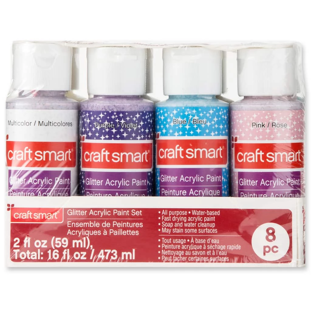 Budget π Glitter Acrylic Paint Set Value Pack by Craft Smart® π - Image 5