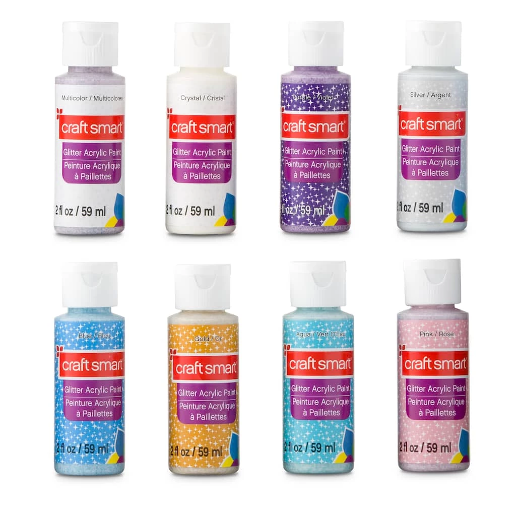 Budget π Glitter Acrylic Paint Set Value Pack by Craft Smart® π - Image 6