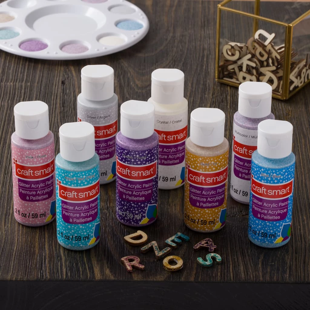 Budget π Glitter Acrylic Paint Set Value Pack by Craft Smart® π - Image 8
