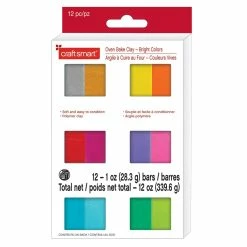 Buy 🎉 6 Packs: 12 ct. (72 total) Bright Colors Oven Bake Clay by Craft Smart® 🤩