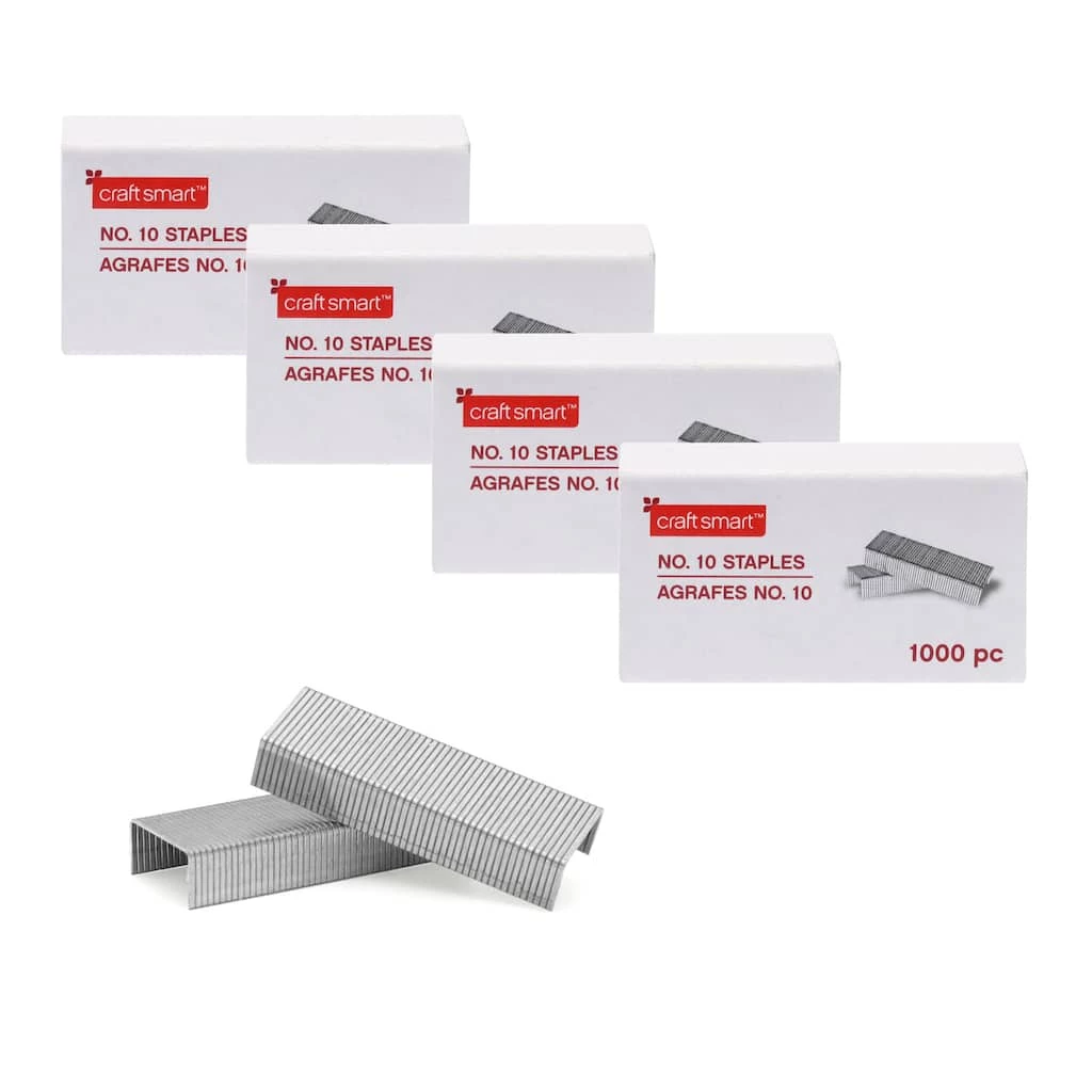 Buy β 24 Packs: 4,000 ct. (96,000 total) No. 10 Staples by Craft Smart™ π