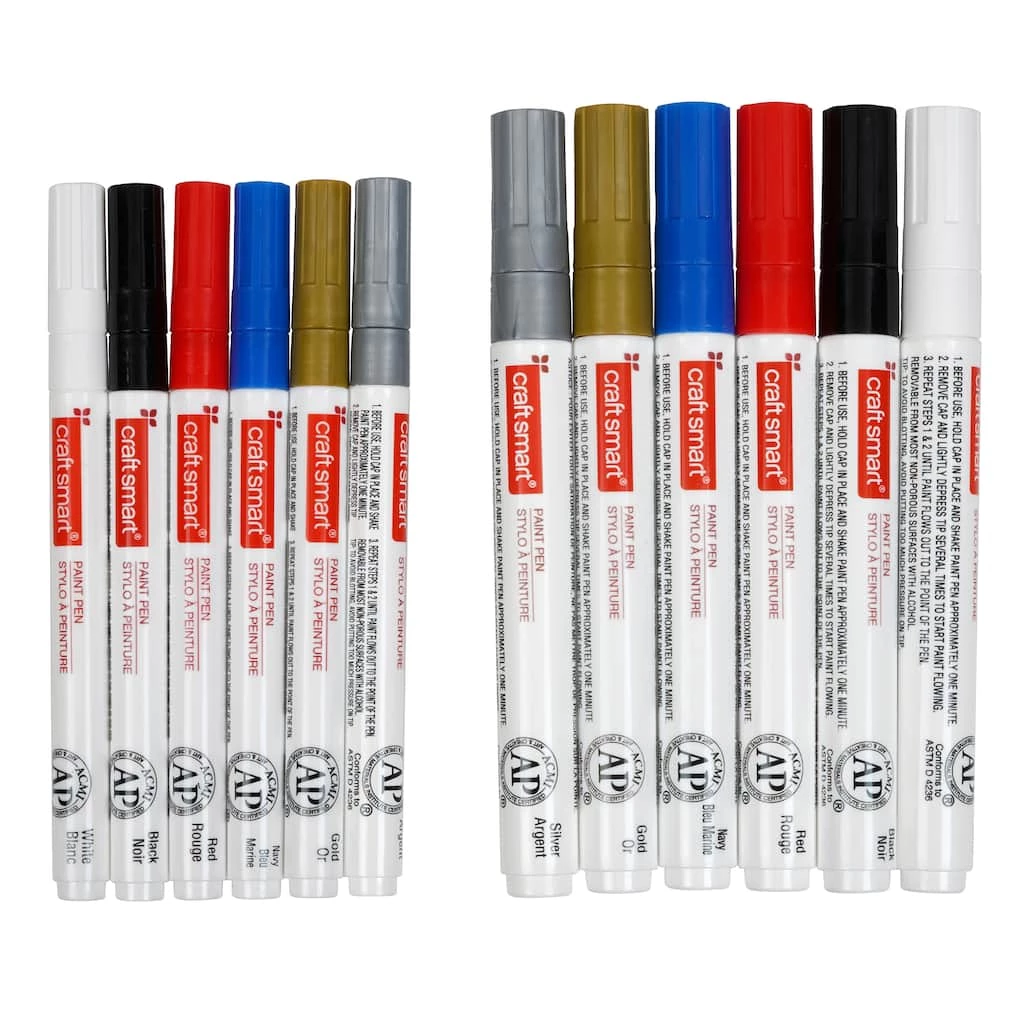 Hot Sale π 12 Packs: 12 ct. (144 total) Basic & Metallic Paint Pen Set by Craft Smart® π