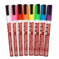 Outlet ⌛ 6 Packs: 8 ct. (48 total) Fluorescent Medium Tip Chalk Marker Set by Craft Smart® 😀